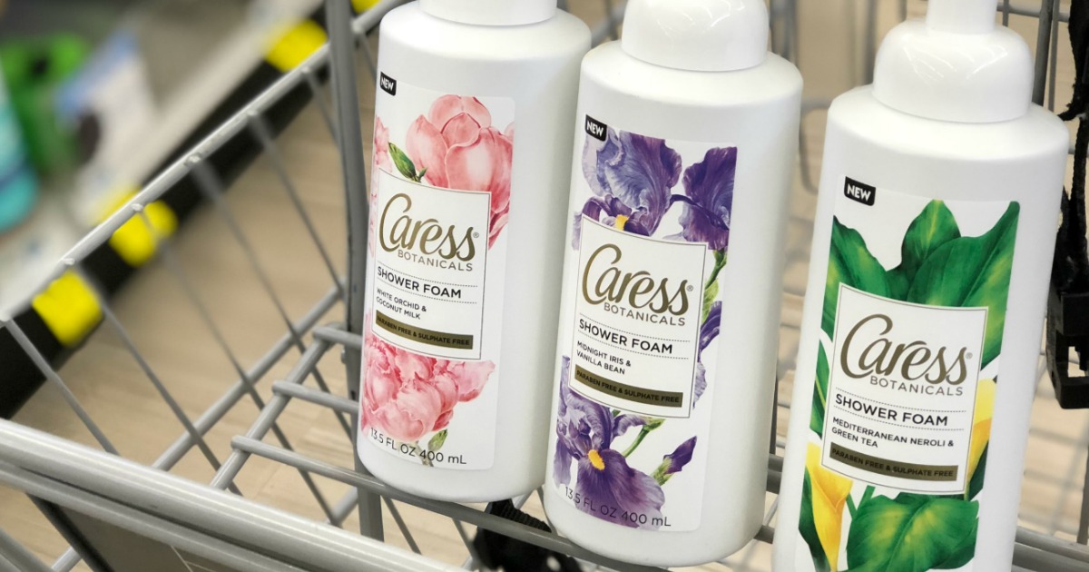 NEW 1.50/1 Caress Botanicals Shower Foam Coupon = ONLY 2.49 at Rite Aid