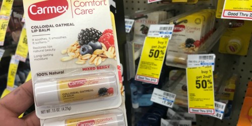 Carmex Lip Balm Only 54¢ Each After Cash Back at CVS