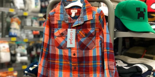 Target Apparel Clearance: 70% Off Cat & Jack Flannels, 50% Off Pajamas and More
