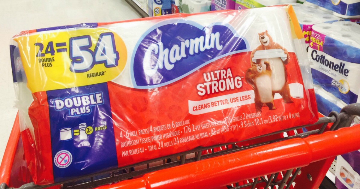 96 Charmin Double Plus Toilet Paper Rolls Only 35.13
