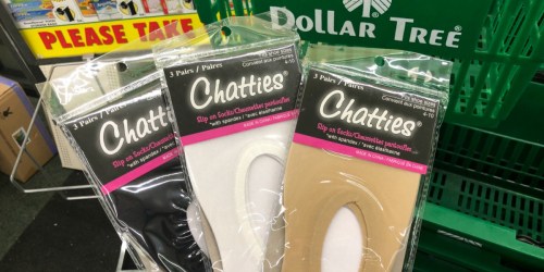 Dollar Tree Find: Chatties Slip On Socks 3 Pack ONLY $1 (Just 33¢ Per Pair)