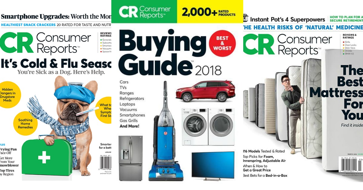 Rare Free Access to Consumer Reports Online