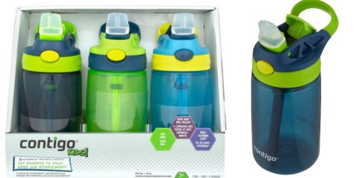 Contigo Kids Water Bottle 3-Pack Only $11.99 at Costco (Just $4 Each)