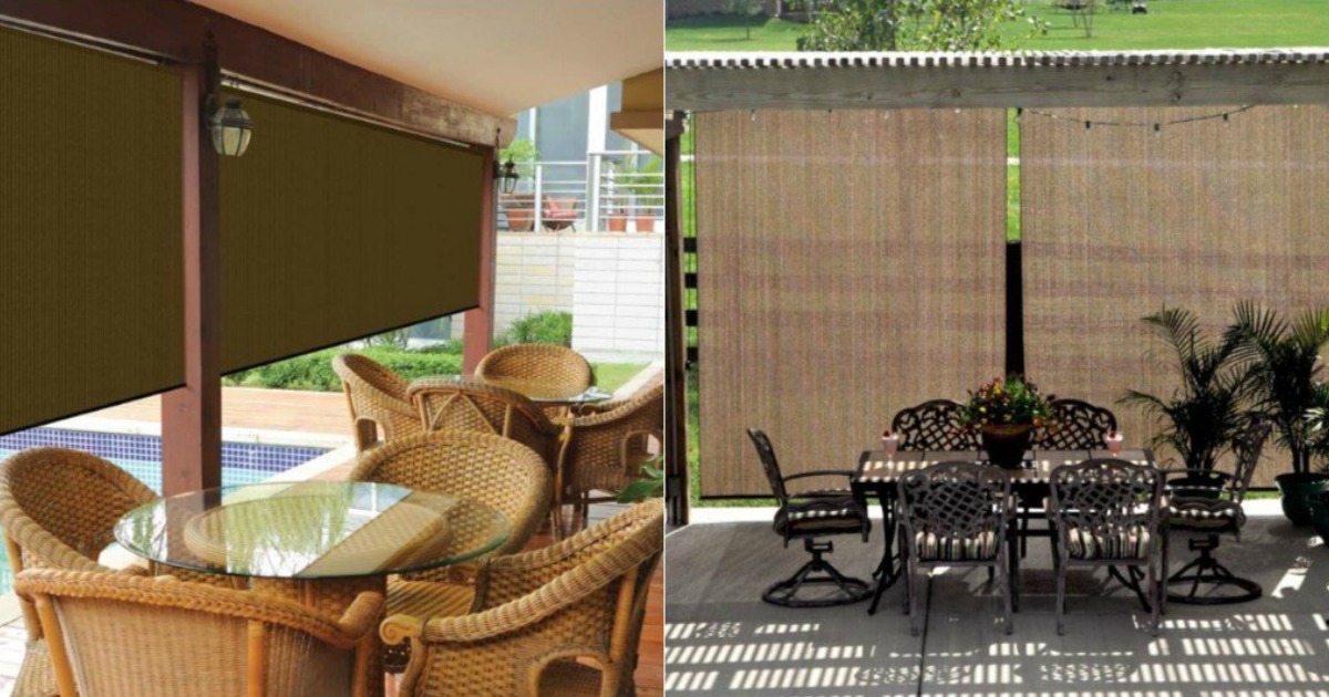 Amazon Coolaroo Outdoor Cordless Roller Shade ONLY 49.98 Amazon Coolaroo Outdoor Cordless Roller Shade ONLY 49.98
