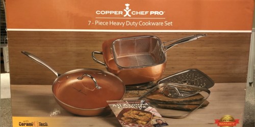 Copper Chef Pro 7-Piece Heavy Duty Cooking Set ONLY $39.99 at Sam’s Club