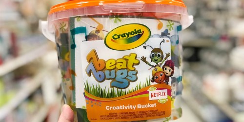 Crayola Beat Bugs Creativity Bucket Possibly Only $5.98 at Target (Crayons, Markers, Pencils & More)