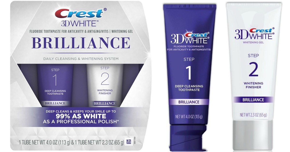 Amazon Crest 3d White Brilliance Toothpaste Whitening Gel