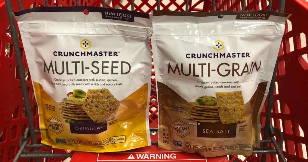 Crunchmaster GlutenFree Crackers Only 1 After Cash Back at Target