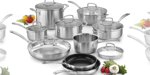 Cuisinart Classic 16-Piece Stainless Cookware Set Only $139.99 Shipped