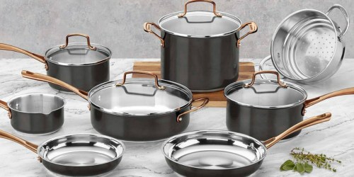 Macy’s: Cuisinart 12-Piece Cookware Set Only $124.99 Shipped After Rebate (Regularly $300)