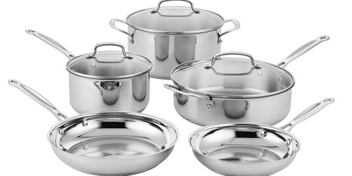 Amazon: Cuisinart Classic Stainless Steel 8-Piece Cookware Set Only $99.99 Shipped (Regularly $365)