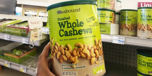This is NUTS! Whole Cashews HUGE 18.25oz Cans As Low As $4.99 at CVS (Regularly $15.49)