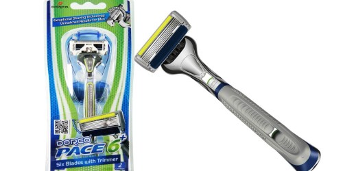Dorco Pace 6 Plus Razor AND Two Cartridges ONLY $2 Shipped (Regularly $6.50)