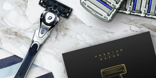 Dorco Pace 7 Premium Razor Gift Set Only $13.75 Shipped (Includes Handle, 8 Cartridges & Gift Box)
