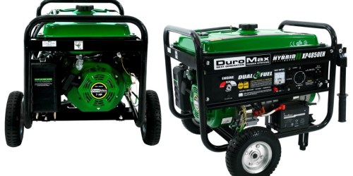 DuroMax Hybrid Portable Dual Fuel Generator Only $274.99 Shipped (Regularly $800)