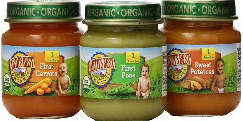 Amazon Prime: Earth’s Best Organic Baby Food 12-Pack Only $6.73 Shipped (Just 56¢ Each)