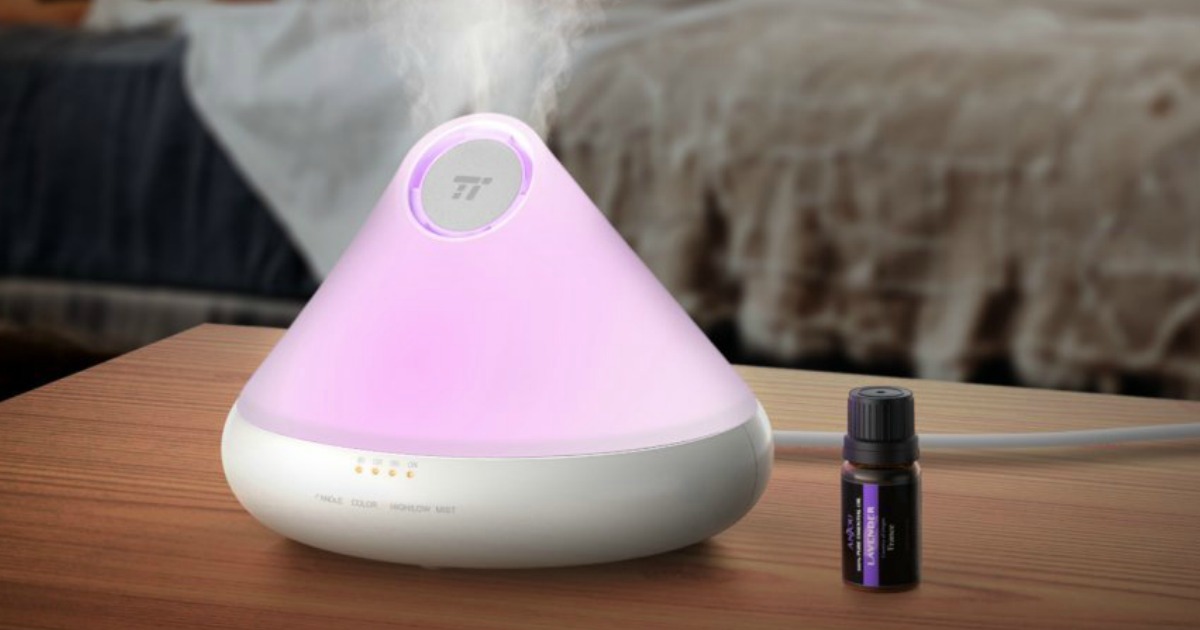 Amazon Essential Oil Diffuser w/ Flameless Candle Option Just 18.99