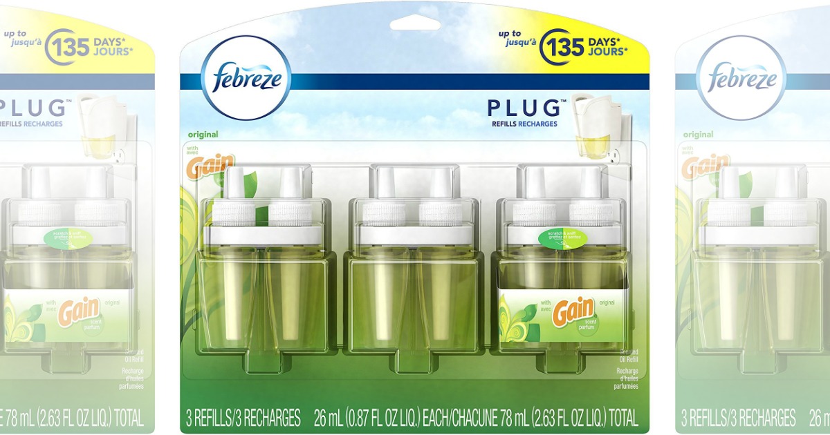 Amazon Febreze PLUG Air Freshener Refills 3Count Just 7.16 Shipped