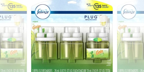 Amazon: Febreze PLUG Air Freshener Refills 3-Count Just $7.16 Shipped ($2.39 Per Refill)