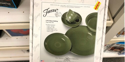 Kohl’s Cardholders: Fiesta Dinnerware 5-Piece Sets Possibly Only $6.44 (Regularly $56)