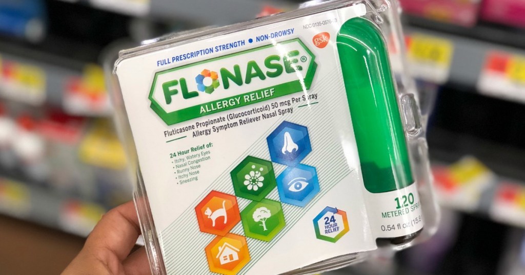 holding Flonase at Walmart