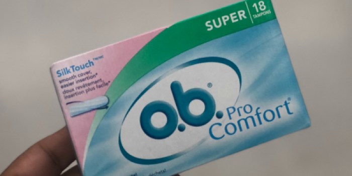 FREE o.b. Tampons 18-Count Package