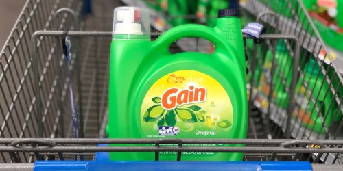 High Value $2/1 Gain Detergent Coupon = Nice Savings on LARGE Bottles at Walmart