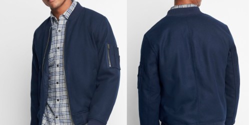 GAP Mens Wool Blend Vintage Bomber Jacket Only $34.99 Shipped (Regularly $148)