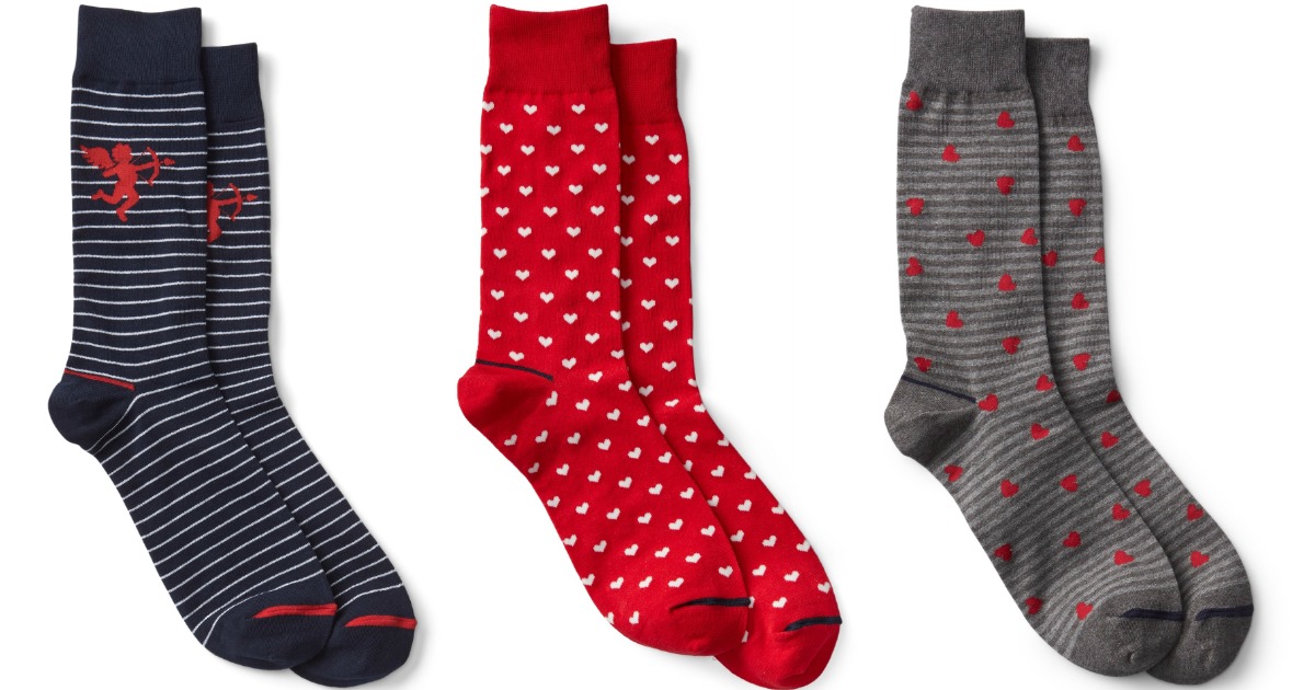 Up to 75% Off GAP Socks for Entire Family + Free Shipping (Fun To Send For Valentine's Day) Up to 75% Off GAP Socks for Entire Family + Free Shipping (Fun To Send For Valentine's Day)