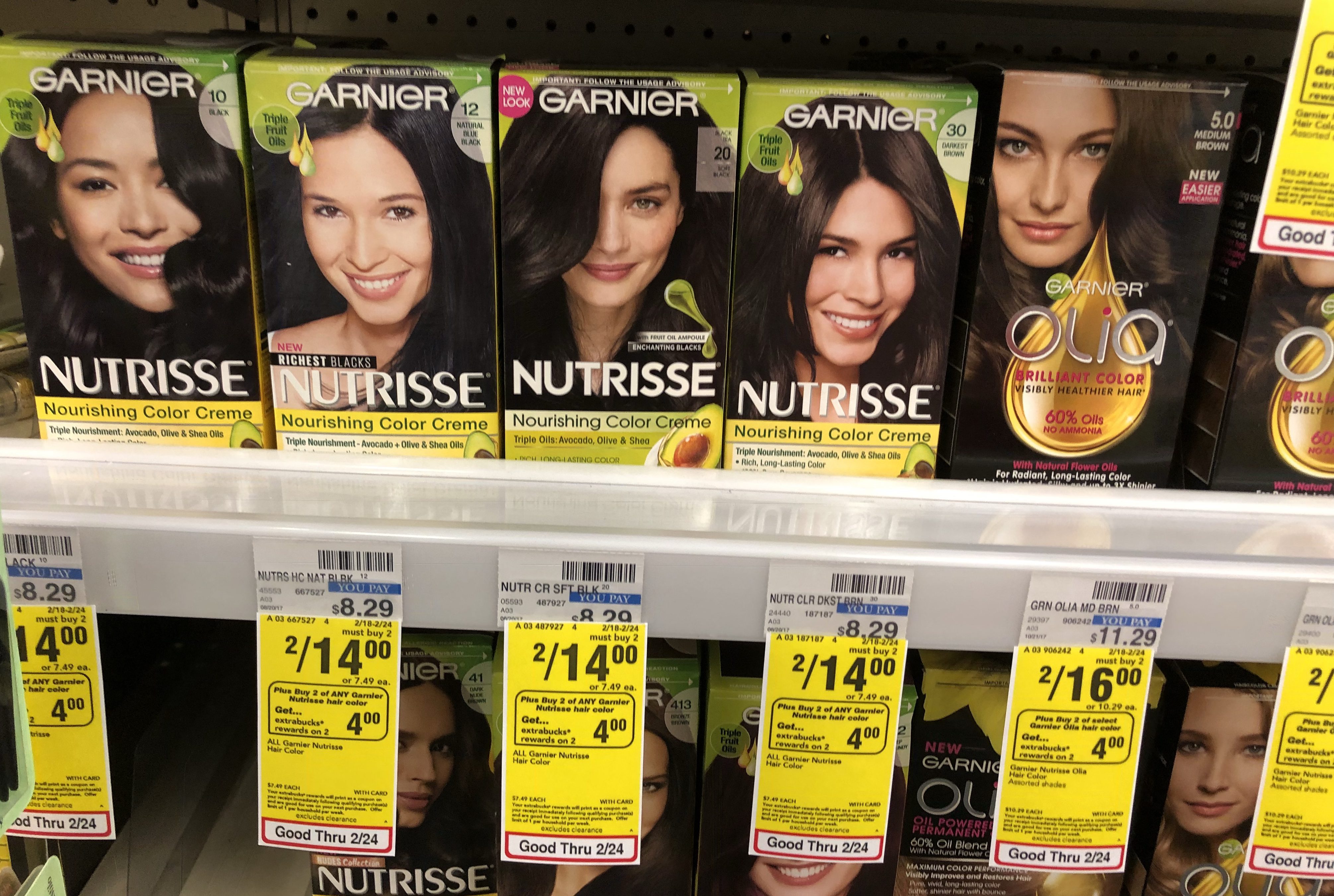 New 2 1 Garnier Nutrisse Hair Color Coupon As Low As 2 27 Each   Garnier Nutrisse Hair Color E1518975671312 