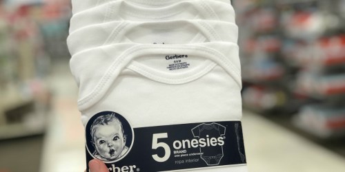 Gerber Baby Onesies 5-Pack Only $7.99 on Amazon
