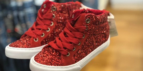 GAP Glitter Hi-Top Sneakers Only $22.40 Shipped (Regularly $55) & More