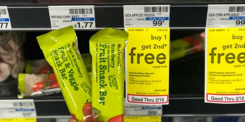 FREE Snack Bars AND Applesauce Pouches at CVS