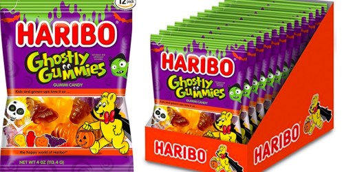 TWELVE Haribo Ghostly Gummies Bags Only $6.07 (Just 51¢ Each) – Ships w/ $25 Amazon Order