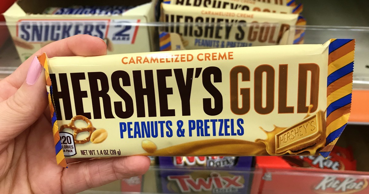 Two FREE Hershey's Gold Candy Bars at Walgreens