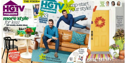 50% Off HGTV Magazine Subscriptions