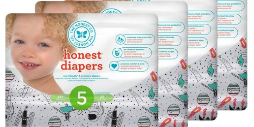 Amazon: The Honest Company Size 5 Diapers 100-Pack As Low As $20.77 Shipped