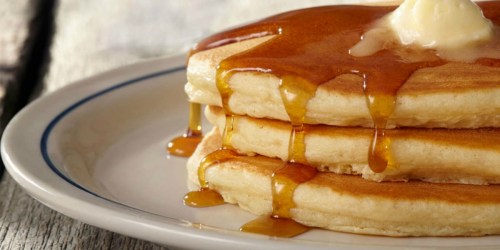 58¢ IHOP Buttermilk Pancakes Short Stack on July 16th