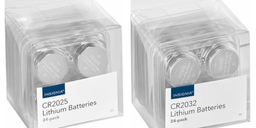 BestBuy.com: Insignia CR2025 Lithium Batteries 24-Pack Just $4.99 (Regularly $20)