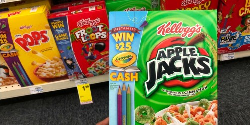 Kellogg’s Cereals Only $1.39 at CVS (Raisin Bran, Apple Jacks, Cocoa Krispies & More)