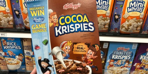 New $1/2 Kellogg’s Rice Krispies Cereal Coupon = Just $1.49 Each at CVS