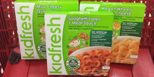 New $1/1 Kidfresh Frozen Meals Coupon = Two FREE Meals at Target After Cash Back