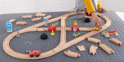 KidKraft Disney Cars 3 Build Your Own Racetrack Only $22.99 (Regularly $50) – Over 50 Pieces
