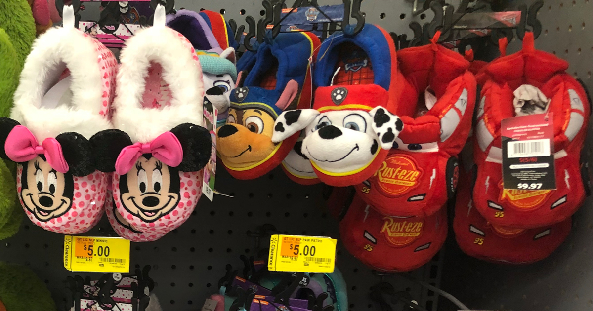 Kids & Mens Slippers Possibly ONLY 5 at Walmart