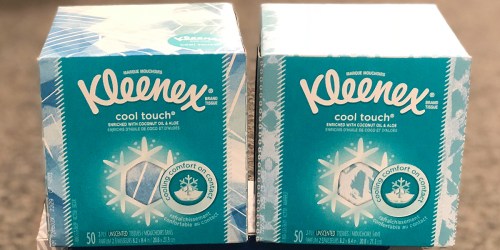 Kleenex Tissues Only 50¢ Per Box at CVS
