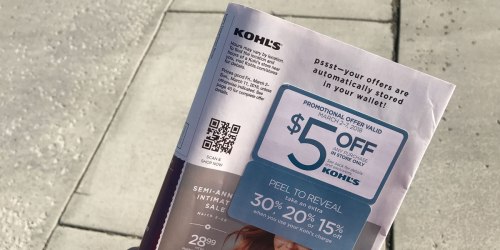 Possible $5 OFF $5 Kohl’s Purchase Coupon (Check Your Mailbox)