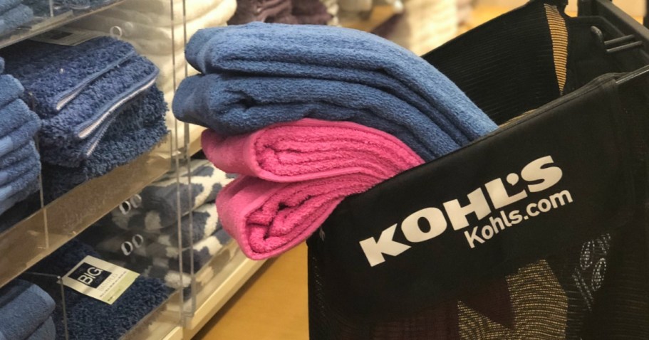 Kohl’s Dorm Essentials from $2.99 | Towels, Pillows, Sheets, Furniture, & More