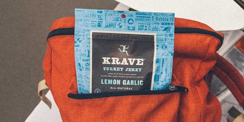 Amazon: KRAVE Turkey Jerky 8-Count Bags Only $17.99 (Just $2.25 Per Bag)