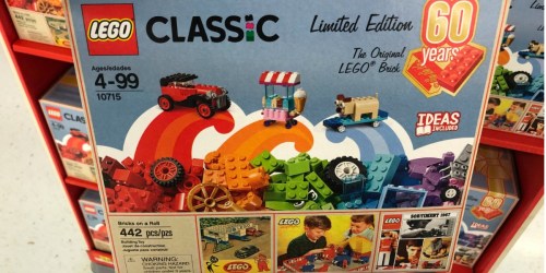 LEGO Classic Bricks on a Roll 60th Anniversary Limited Edition Set Just $25 (IN STOCK NOW)