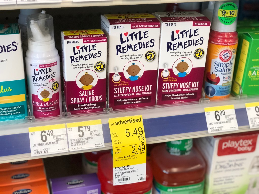 Little Remedies Stuffy Nose Kit ONLY 49¢ at Walgreens